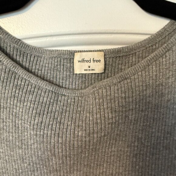 ARITZIA Wilfred Free  Cut-out Knit Mini Dress - Picture 3 of 3